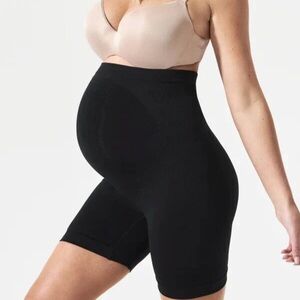BLANQI Womens Maternity Everyday Belly Support Girlshort Sz Medium Black